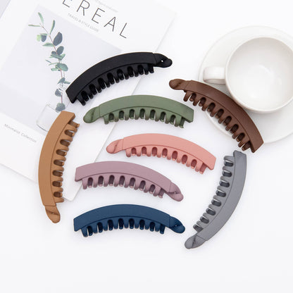 Large Matte Banana Claw Clip