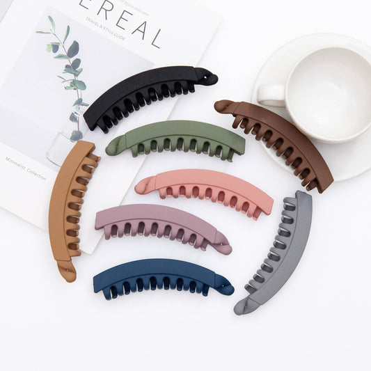 Large Matte Banana Claw Clip