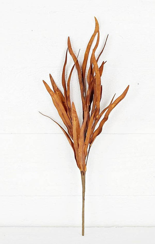 29585- 18in Pick-Foam Willow Leaves-Brown-