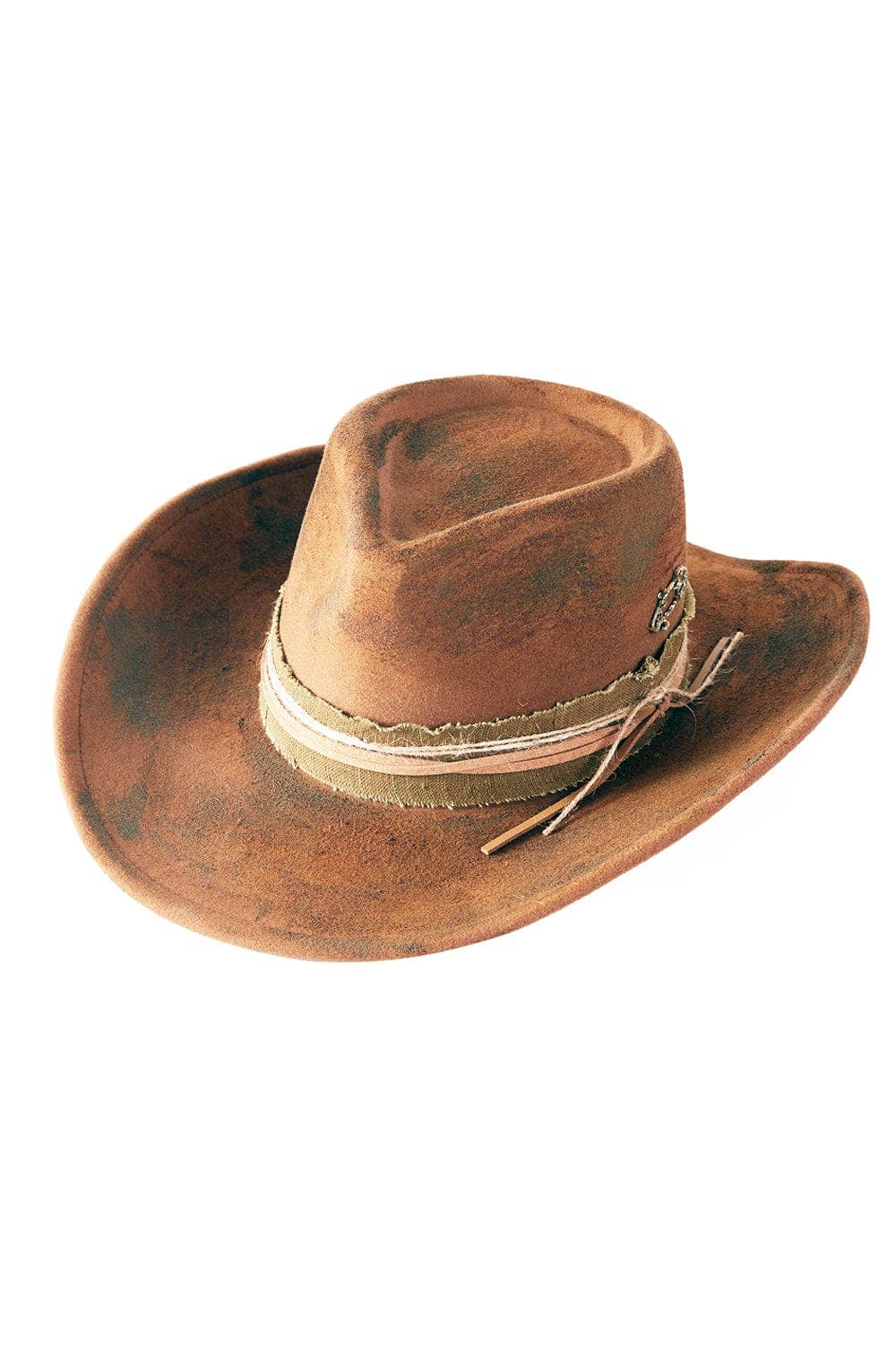 MH0240 Billie Heritage Worn Shapable Cowboy/Fedora Hat