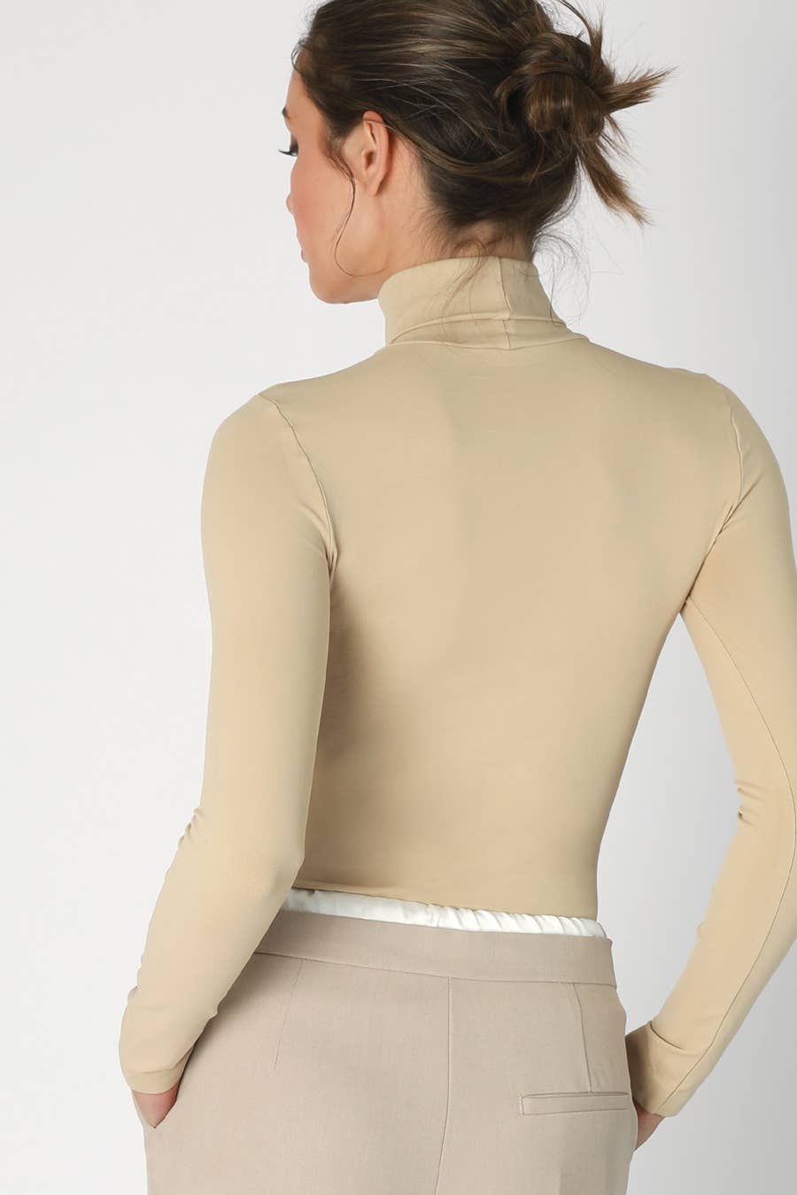 Long Sleeve Mock Neck Top