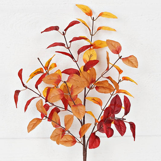 31657-19in Spray-Fall mix Ficus Leaves
