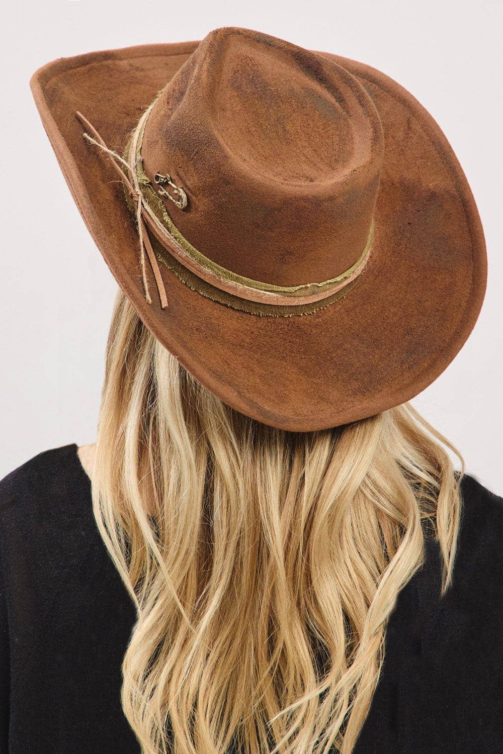 MH0240 Billie Heritage Worn Shapable Cowboy/Fedora Hat