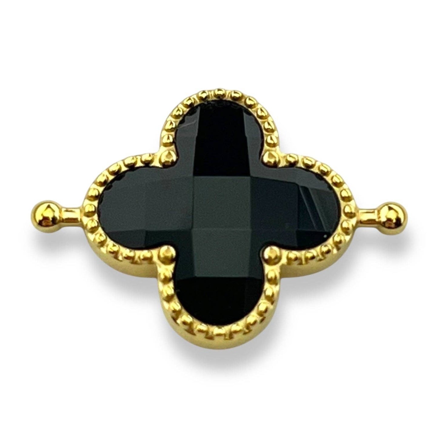 Onyx Quatrefoil Crystal Element