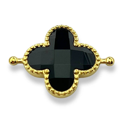Onyx Quatrefoil Crystal Element