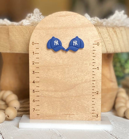 Rangers Baseball Earrings 
