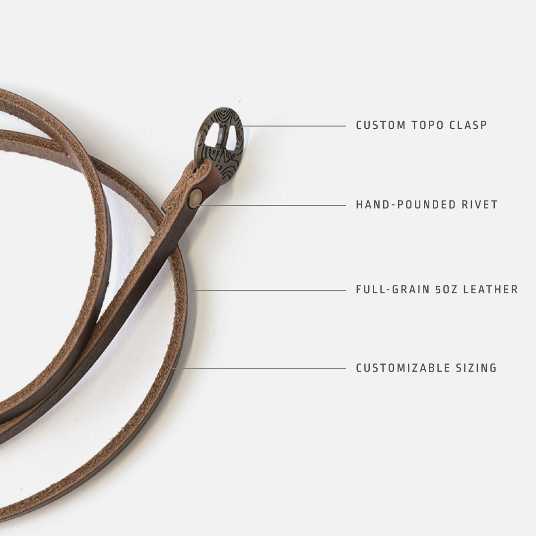Full-Grain Leather Whitney Wrap Bracelet - USA Made