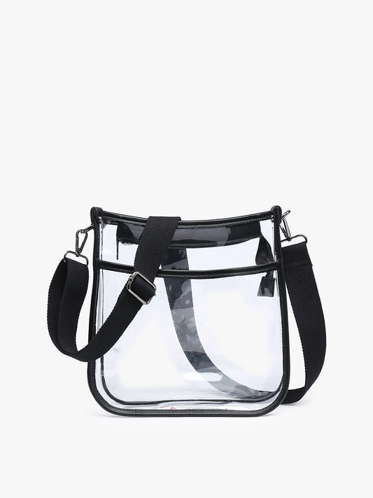 M2168CR Posie Clear Crossbody w/ Vegan Leather