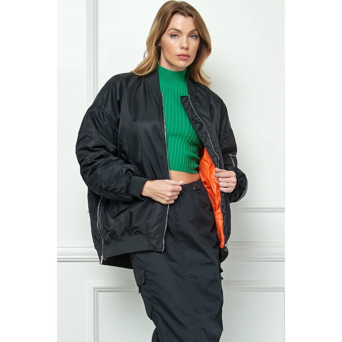 Oversize Bomber Jacket