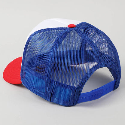 USA Letter Suede Like Logo Print Foam Trucker Hat