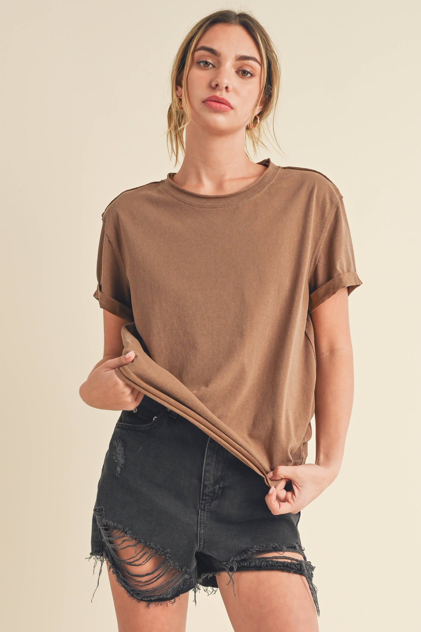 Mali Baby Tee Short Sleeve Top