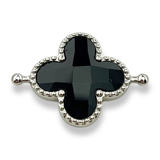 Onyx Quatrefoil Crystal Element