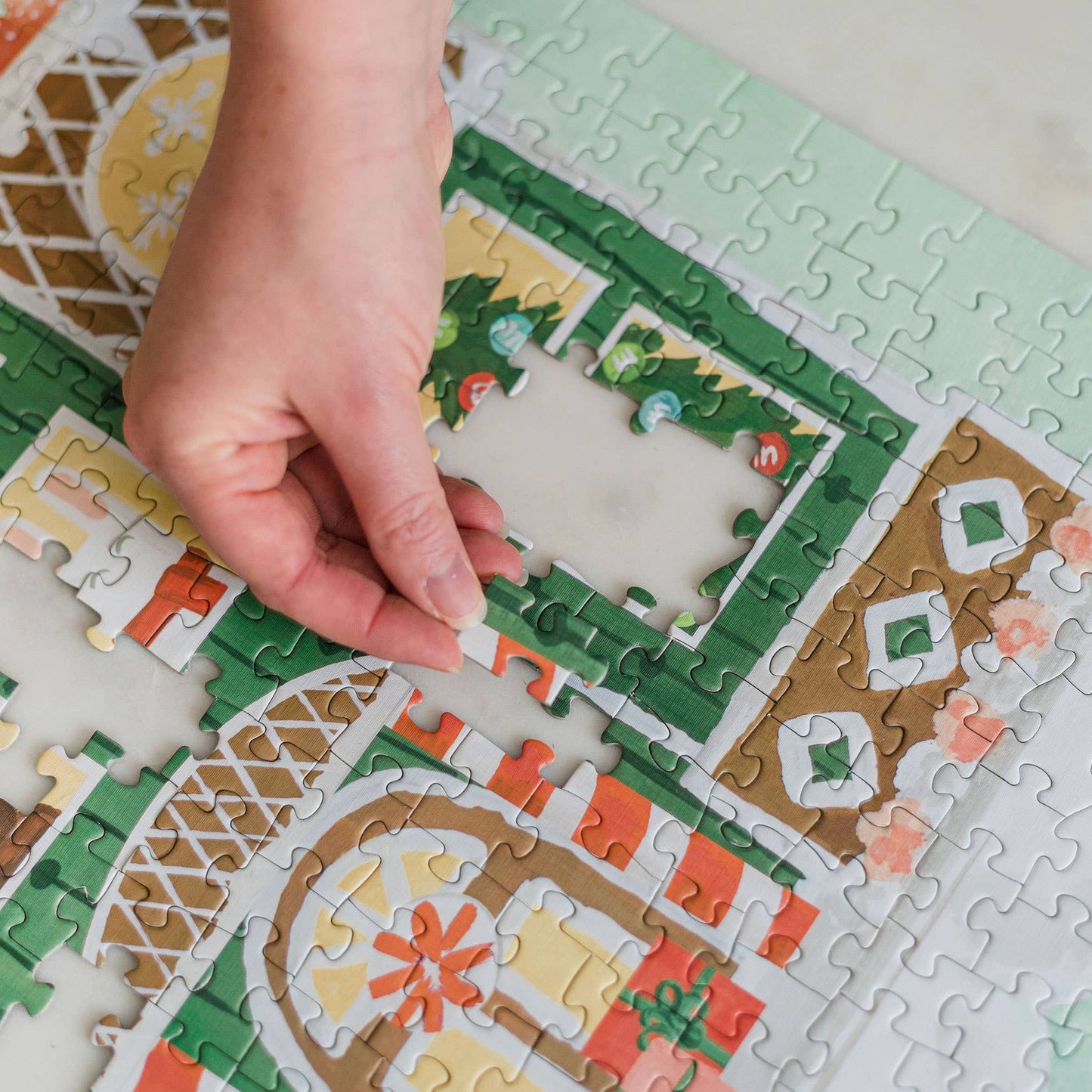 Gingerbread Christmas - 500 Piece Jigsaw Puzzle