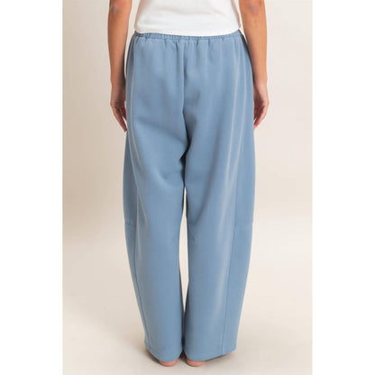 Drawstring Waist Barrel Sweatpants