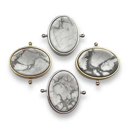 Howlite Worry Stone Element