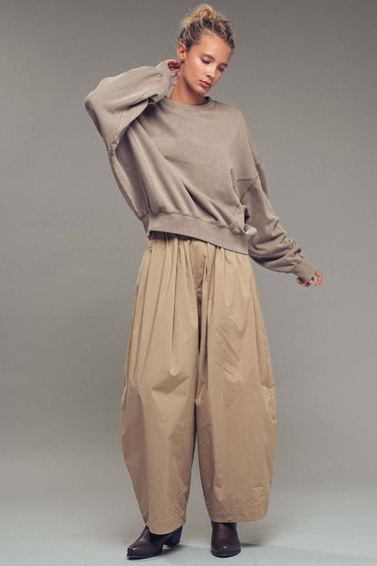 Pigment Washed Relaxed Fit Sweatshirt