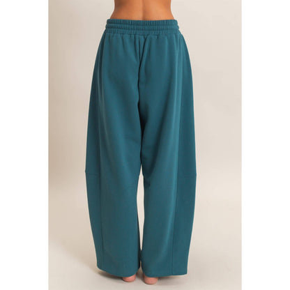 Drawstring Waist Barrel Sweatpants