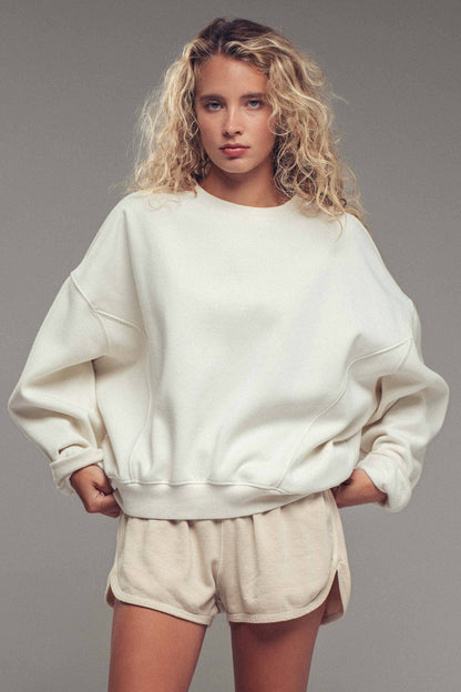 Pigment Washed Relaxed Fit Sweatshirt