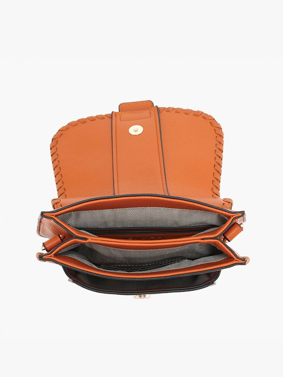 M2618 Sandra Buckle Flapover Crossbody