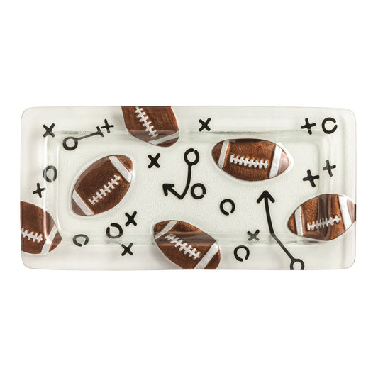 Football Glass Tray