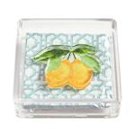 Lemon Garden Napkin & Caddy Set