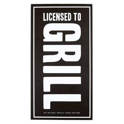 BBQ Tools Book Set- License To Grill