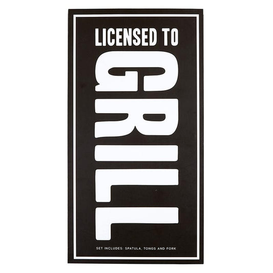 BBQ Tools Book Set- License To Grill