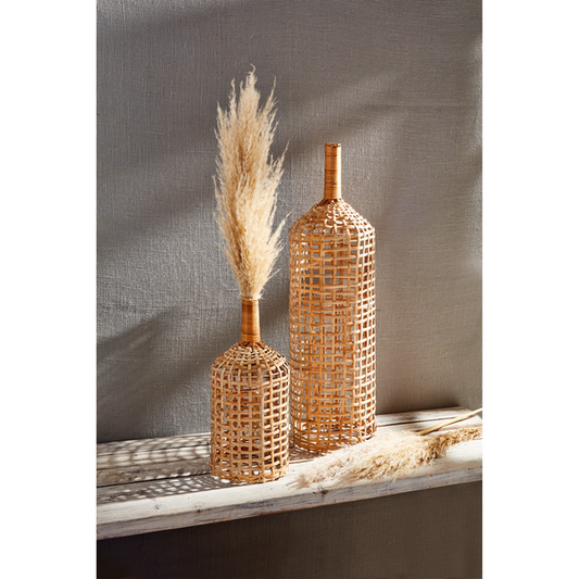 Small woven vase