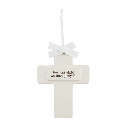 Ceramic Keepsake Cross