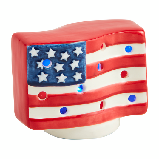 AMERICAN FLAG LIGHT UP SITTER