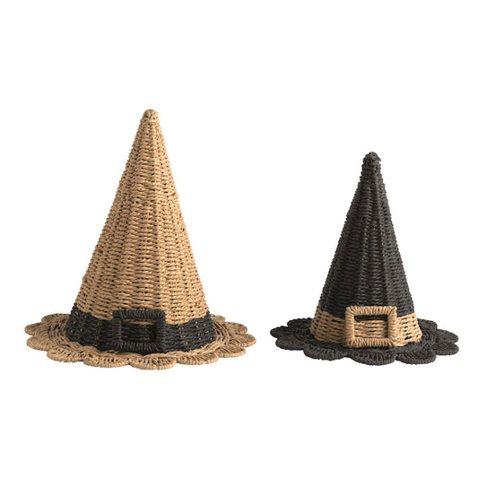 Woven Witch Hat Set