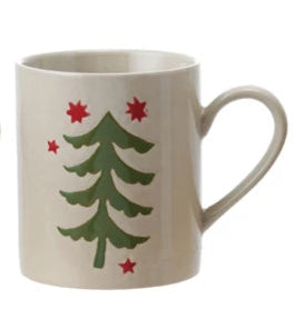 12 oz. Hand-Painted Stoneware Mug